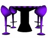 Purple club table
