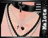 M; Necklace Cross
