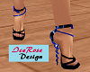 black n blue pretty heel