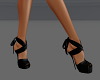 A^ Nisha Onyx Sexy Heels
