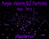 Purple Hearts Particles