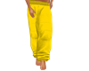 yellow sporty pants