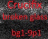 Crucifix broken glass p1