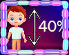 40% Kids Avatar Scaler