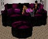 Blk/Purple Snuggle Couch