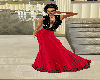 Blk/Red sparkle gown