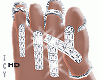 E* Diamond Nails + Rings
