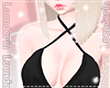 Loe~Cross Halter Black