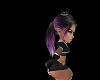 hair black and purple