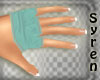 Gloves Aqua