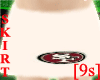 [9s]SF 49ers Cheer Skirt