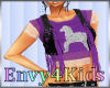 Kids Purple Cowgirl Vest