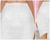 ❀ Suede Skirt Wht. RLL