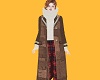 vintage coat brown x wh