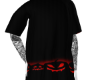 RED PUMPKIN SKULL TEE