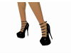 Black plateau heels