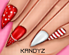 !!K Coot Nails Red L V2
