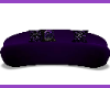 (DL)Sofa Black Purpel S