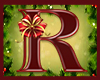 R Christmas Sticker