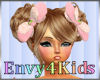 Kids Peachy Pink Bow