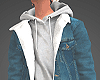 Jacket Leather Denim