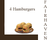 LF 4 Hamburgers