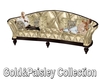 Gold&Paisley Poses Sofa