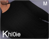 K lex black sweater M