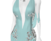 M! Bejeweled Gown Blue
