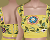 Yellow Embroidery Top
