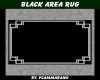 BLACK AREA RUG