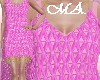*Pink Crochet Dress 2