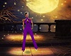Purple jump suit