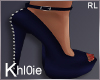 K penny navy blue heels