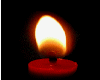 Animated candle sticker