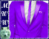 Purple Suit Coat & Tie
