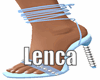 Blue sandals