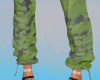 Green Camo Cargo Pants