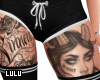 ♰Lu| Sinner Tat|Shorts