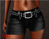 (AV) Black Jean Shorts
