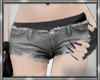 *D Gray Mini Shorts 
