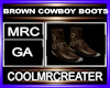 BROWN COWBOY BOOTS
