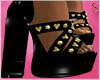 ♣ Golden Spiked Shoes