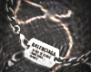 BALENCIAGA TAG CHOKER