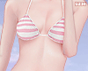 w. Striped Pink Bikini