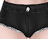 femboy soft black shorts