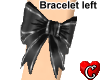 Bow Black Bracelet