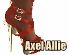AA Red & Gold Heels