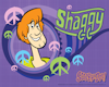 Shaggy Peace Sticker