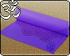 Purple Yoga Mat .
